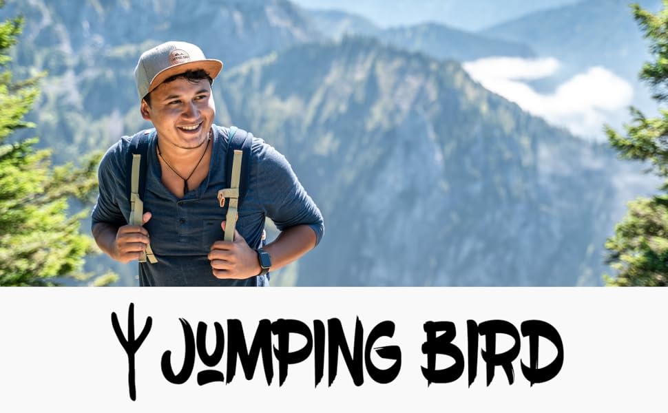 Кепка бейсболка Jumping Bird для чоловіків • Зручна snapback кепка для активного відпочинку • Регульований розмір, легко миється, світло-сіра