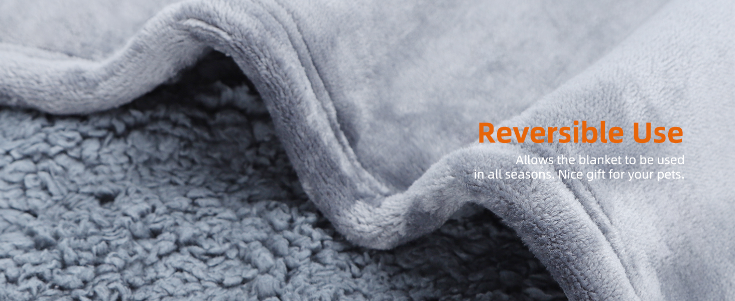 Водонепроникний коврик для собак Nobleza, XXL (203 x 152 см), м'який та пухнастий, для дому та вулиці, підходить для котів, можна прати в пральній машині, двосторонній чохол для дивану, сірий