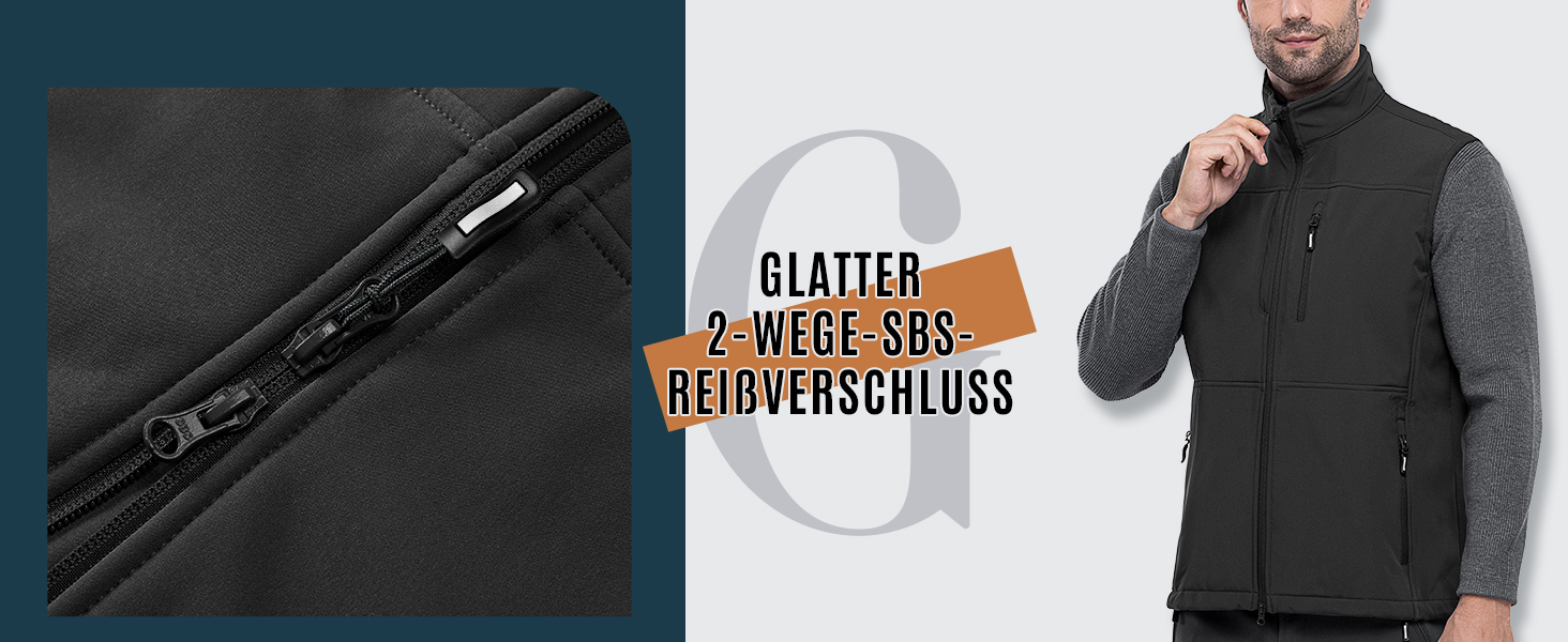 Чоловіча софтшеллова жилетка Outdoor Ventures, чорна, водонепроникна, вітронепроникна, спортивна, з декількома кишенями