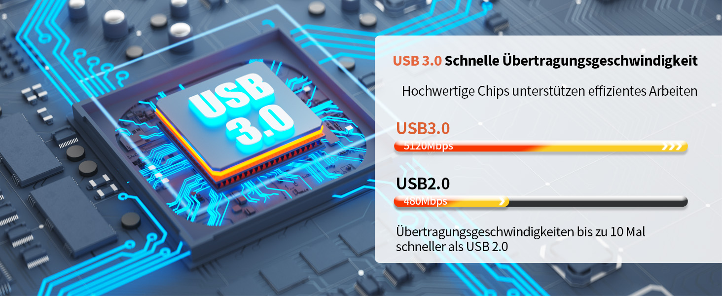 Зовнішній USB 3.0 CD/DVD-записувач Alxum з картридером SD/TF та додатковим USB-портом, Plug & Play для Windows, Linux, Mac OS, T039A