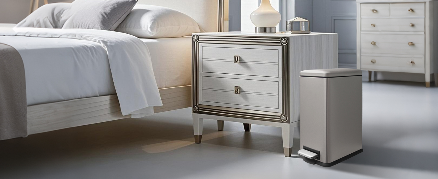 Трюмний смітник для кухні, нержавіюча сталь, 17л, з кришкою та внутрішнім відром