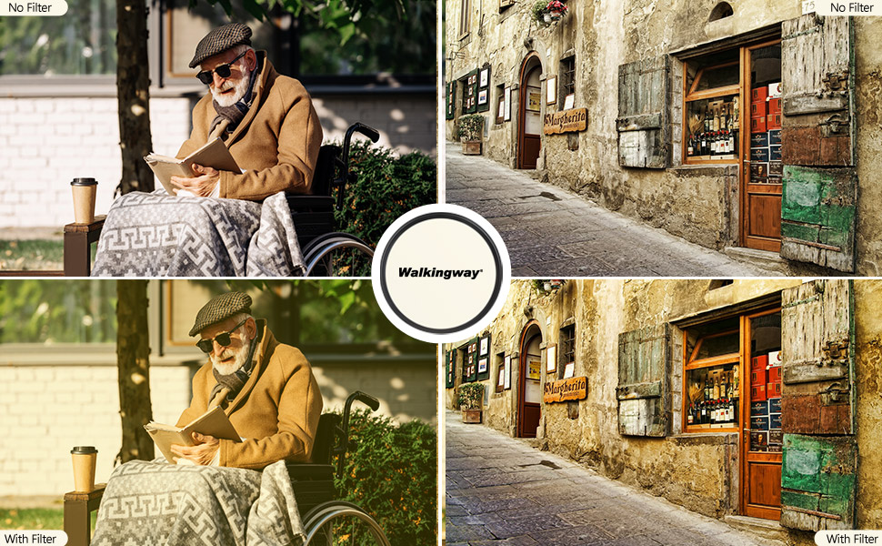 Фільтр Nostaltone 77 мм для камери - Retro Gold Diffusionsfilter FX - Оранжевий фільтр для створення ефекту ностальгії, тепла та м'якого розмиття