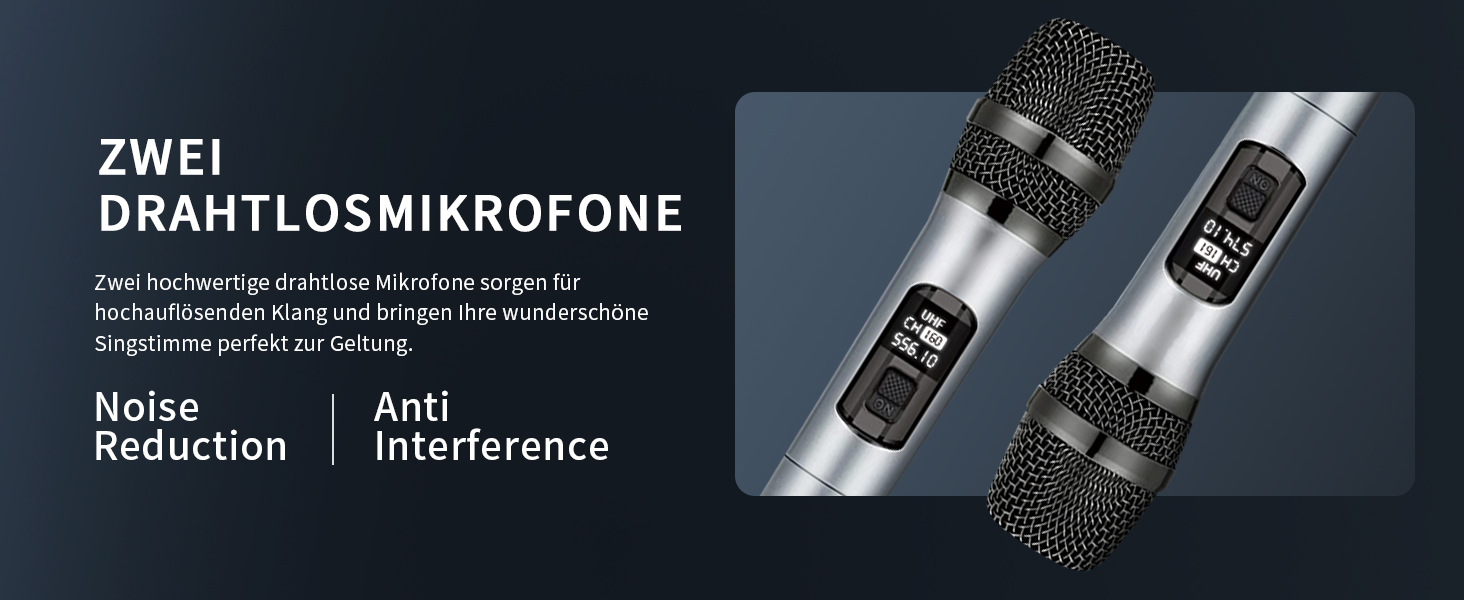 Караоке-машина з 2 мікрофонами, портативна Bluetooth колонка з LED-підсвічуванням, система PA для вечірок, підтримка USB/TF-карт/AUX/FM