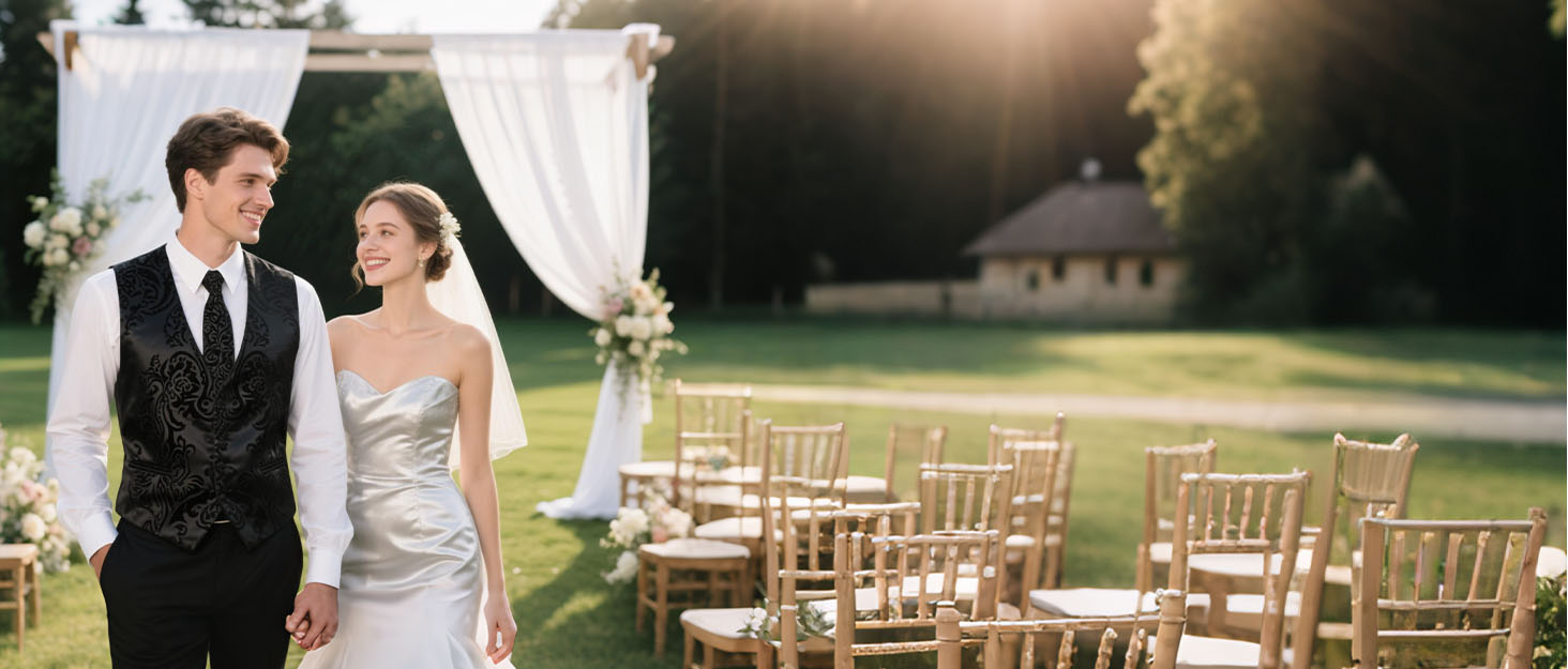 Костюмний комплект Barry.Wang: жакет, краватка, метелик, кишеньковий хустинка, запонки, голкозажим для весілля