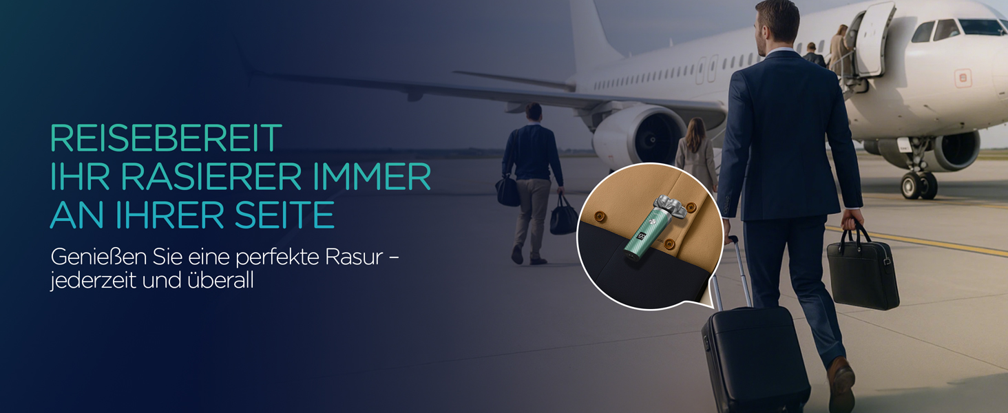 Електричний чоловічий верстат для гоління VOYOR TX500 (зелений) - 5D, мокрий/сухий, USB, LED дисплей, 150 хв роботи