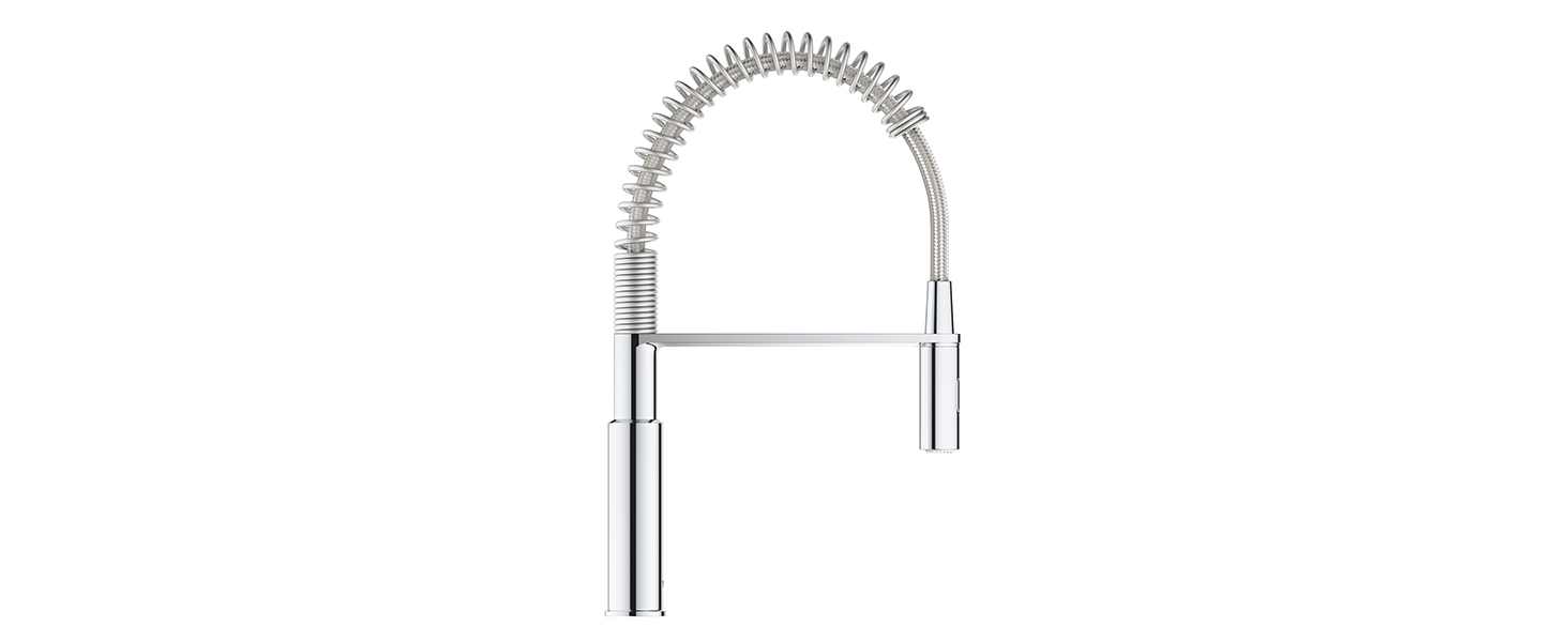 Змішувач кухонний GROHE Get з висувною лійкою, 2 режими, хром, 30361000