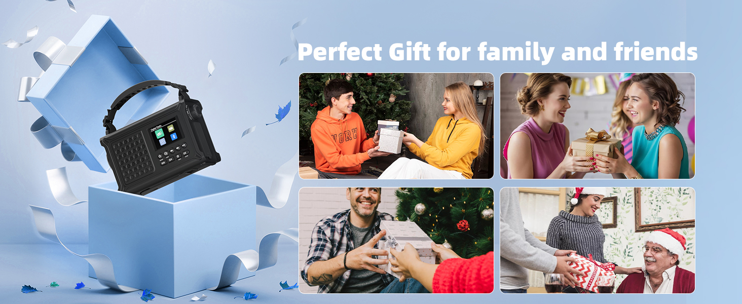 Радіо Kurbelradio на сонячній енергії та з ручним приводом | DAB/DAB+/UKW, Bluetooth 5.0 | Радіо для надзвичайних ситуацій з сонячною панеллю 8500 мм² та ручним приводом 650 мА | Портативне динамо-радіо з сонячною батареєю | Ліхтар та зарядний пристрій | Для кемпінгу та надзвичайних ситуацій, чорне