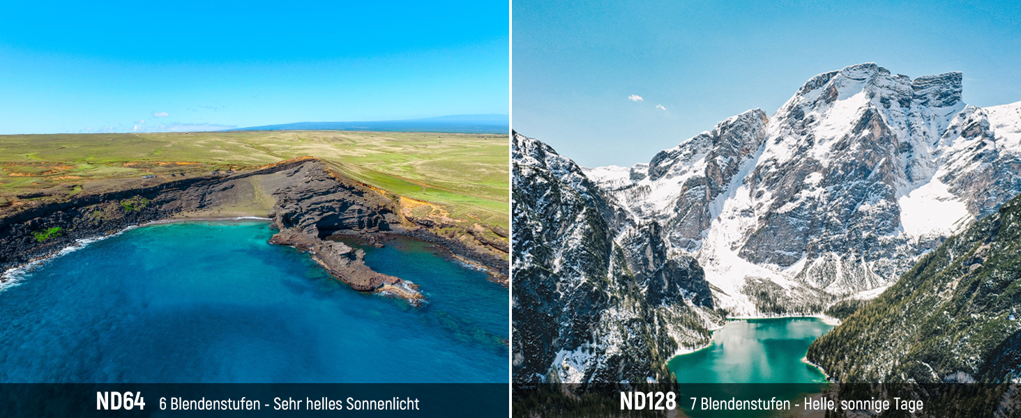 Набір фільтрів NEEWER ND&CPL для DJI Mini 4 Pro: 6 шт. (ND8, ND16, ND32, ND64, ND128, CPL) з ультратонким рамкою. Фільтри для дрона з HD склом, комплект