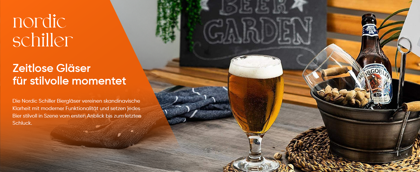 Набір келихів для пива Luxus Pint, 6 шт, 590 мл, без свинцю, 590 мл