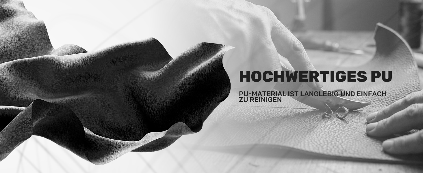 Геймерське крісло Ergonomisch з підлокітниками, підставкою для ніг, підтримкою попереку та голови, регульованою висотою, оббивка PU, сіре (P-black)