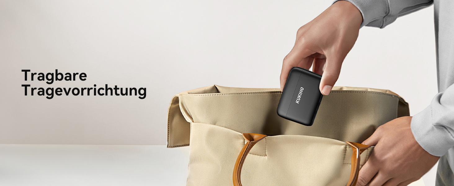 Бездротовий петличний мікрофон з зарядним кейсом, 36 годин роботи, шумозаглушення, 40 м радіус дії, Plug-and-Play для iPhone/iPad/Android/PC, YouTube, Vlog, Live-Streaming, чорний