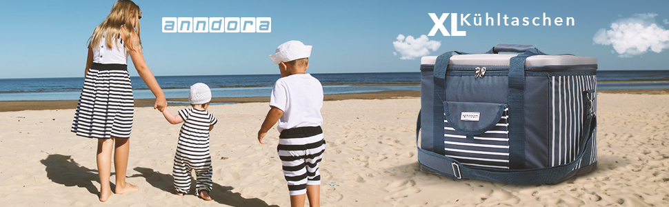 Термосумка XL 40 літрів — ізотермічна сумка-холодильник для пікніка, бірюзова