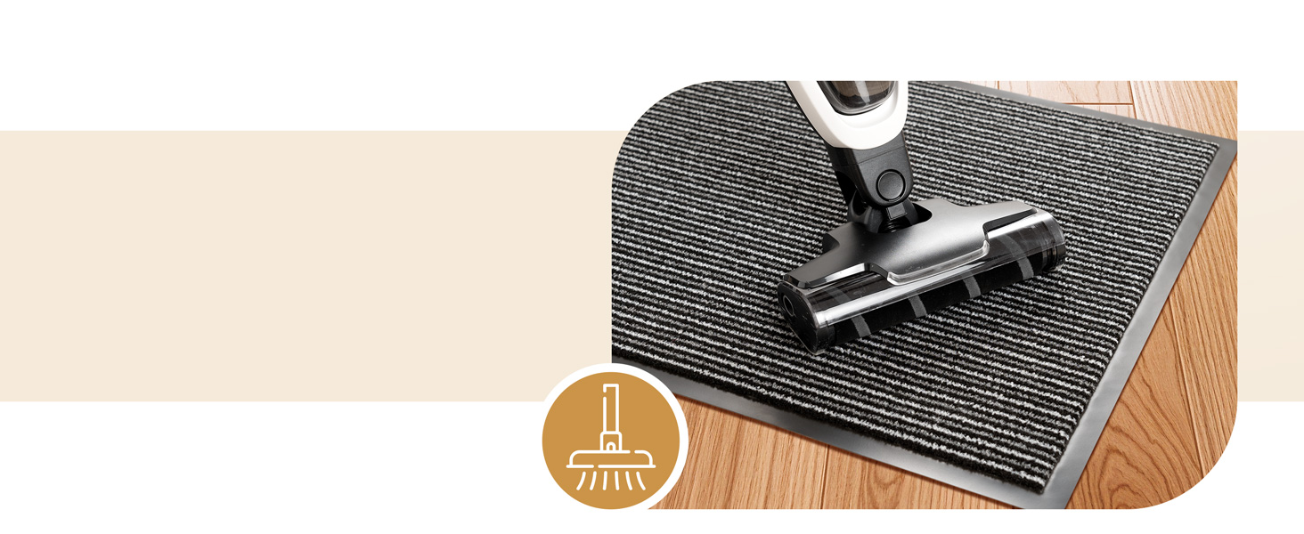 Килимок для дому 40x60 см (смугастий) - міцний, поглинаючий бруд, внутрішній килимок