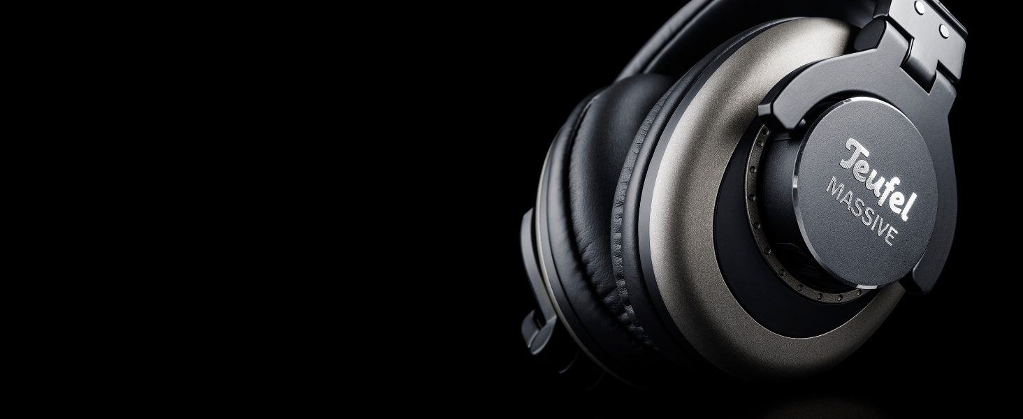 Навушники Teufel Massive: складані, Hi-Fi, чорні