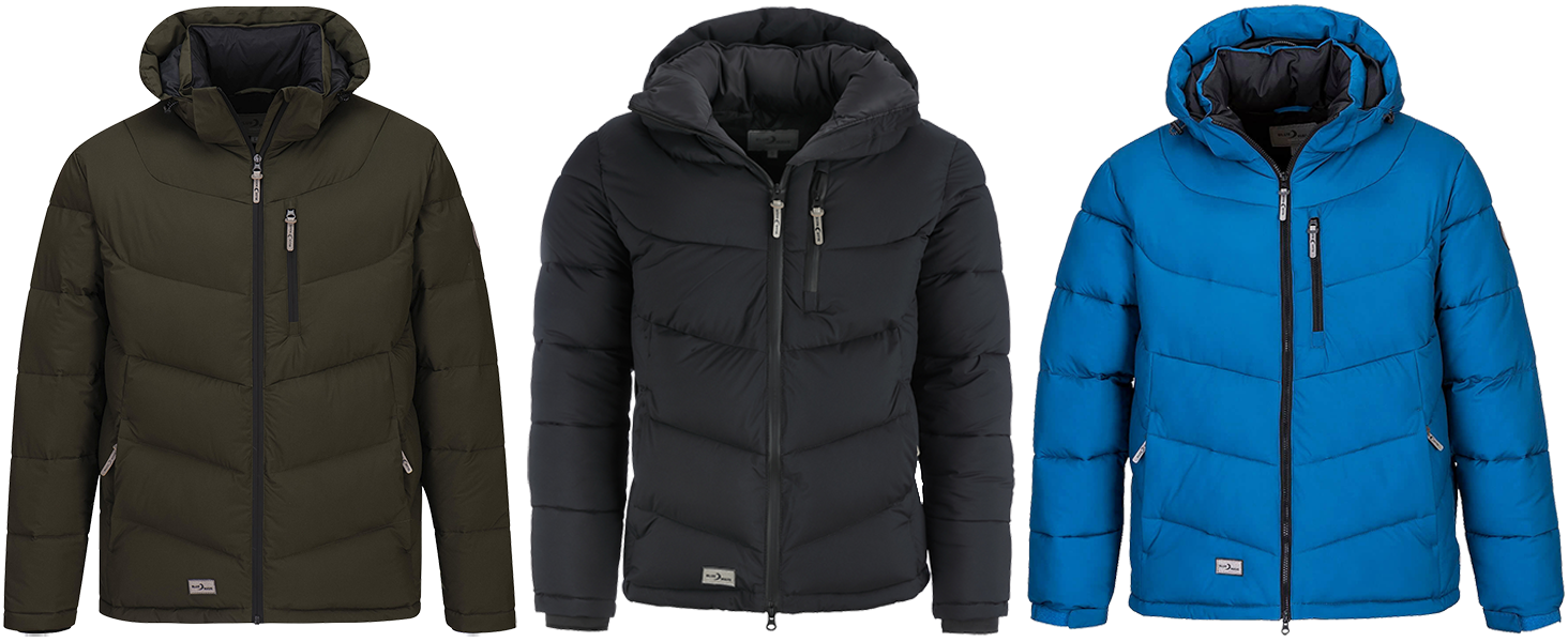 Степлена жилетка Blue Wave Jasper для чоловіків з відстібною капюшоном (S, темно-синій)