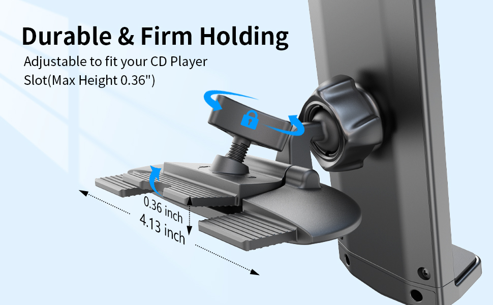 Утримувач для планшета в автомобіль APPS2Car, 360° обертання, сумісний з iPad Pro/Air/Mini та іншими планшетами 7.9-11 дюймів