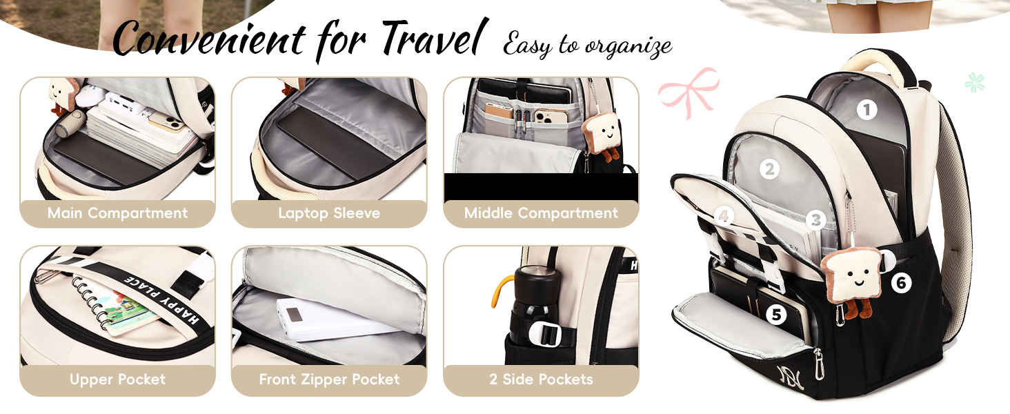 Шкільний рюкзак IvyH для дівчаток, водонепроникний, для 5-9 класів, з великою місткістю, зелений