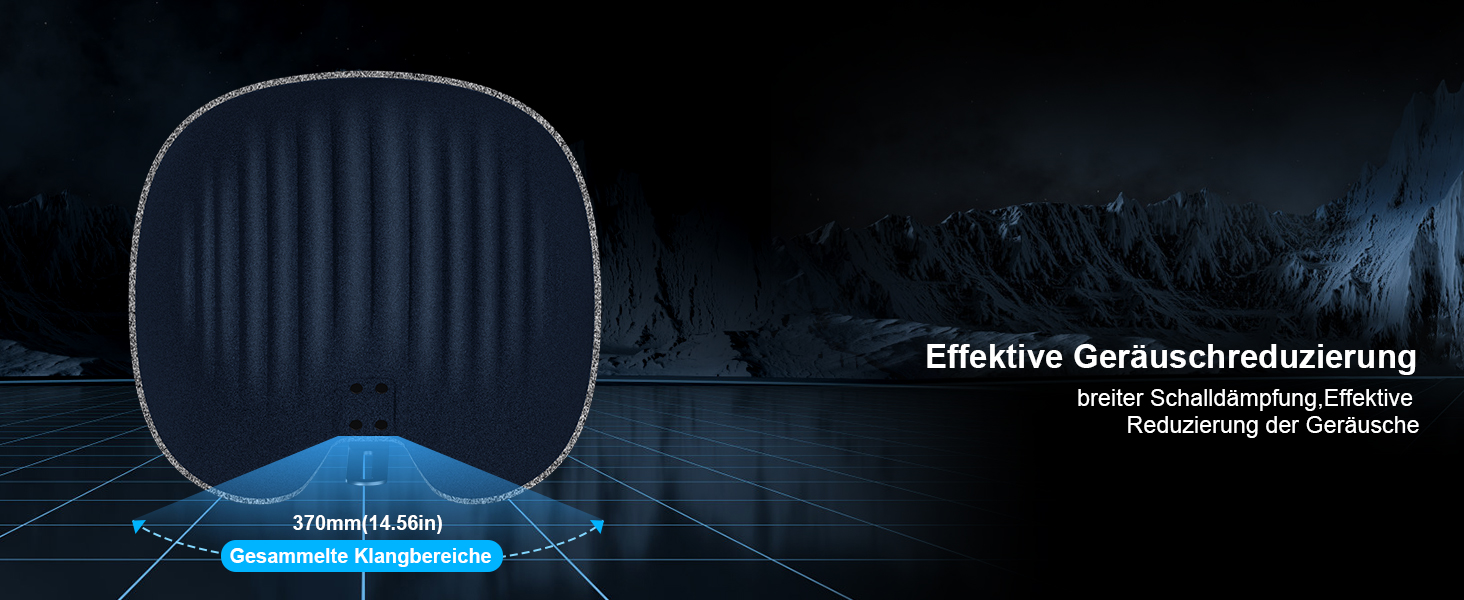 Акустичний ізоляційний екран для мікрофона AOKEO, поп-фільтр та звукопоглинаючий щит, регульований