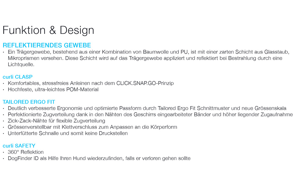 Жилет-шлейка Glow curli Clasp з світловідбиваючим покриттям, сірий, розмір M