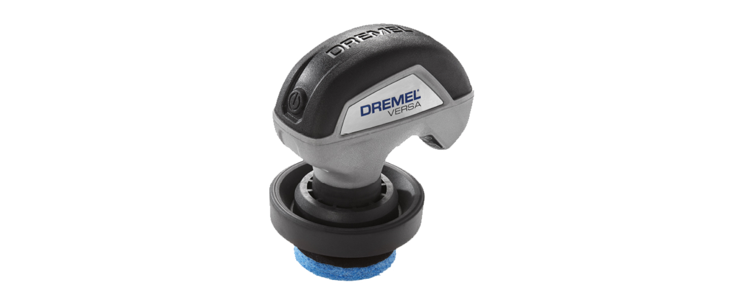 Dremel Versa PC10 Multi-Function Cleaning Tool/Scrubber, Cordless Rotating Brush Set with 9 Cleaning Pads, Bristle Brush, and Splash Guard for Faster, Easier Cleaning and Scrubbing
