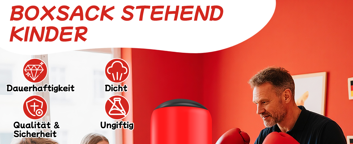 Дитячий боксерський мішок Ninonly Standbox 160см з рукавичками. Міцний PVC, для карате, тхеквондо. Подарунок для дітей 3-12 років