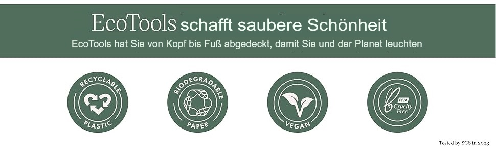 Банна щітка для тіла Ecotools з натуральним бамбуковим ворсом