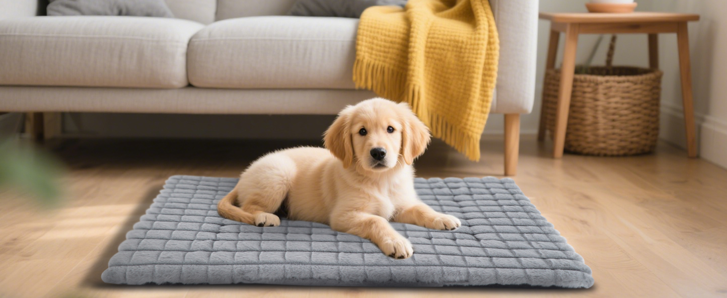 М'яке ортопедичне ліжко для собак BVAGSS, 60x45 см, сірого кольору. Зручна, миюча, з неслизьким дном. Підходить для собак маленьких, середніх та великих порід.