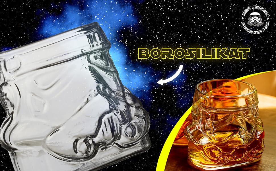 Кружка пивна Stormtrooper (Зоряні війни) прозора, 600 мл - оригінальний подарунок для фанатів