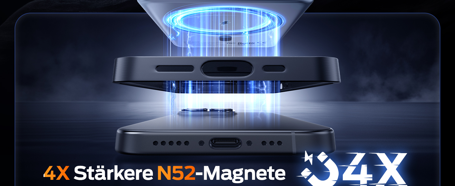 Power Bank MOVESPEED MagSafe 10000mAh Graphite Gray - Бездротовий зарядний пристрій для iPhone