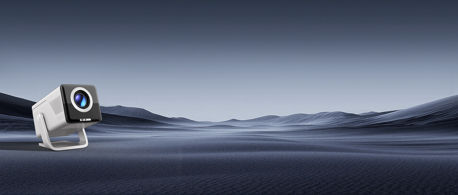 Magcubic Mini Beamer 4K/8K: Портативний проєктор з Android 14, WiFi 6, Bluetooth 5.4, Автофокус, Автоматична корекція трапеції, 180° поворот, 5W динамік, 800ANSI, HY350MAX