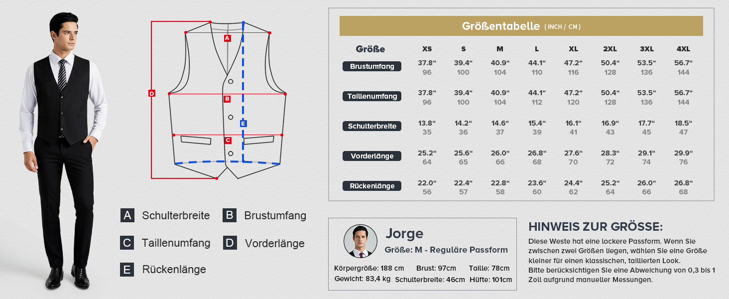 Жилет чоловічий HISDERN, чорний, бавовна, V-подібний виріз, з кишенями, для вечірки, весілля, офіційного стилю, 4XL