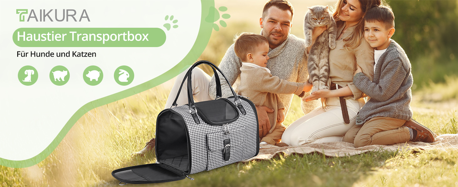 Транспортна сумка для собак та котів, переноска для тварин, дихаюча, з плечовим ременем та кишенями, до 5 кг (40x26x20 см)