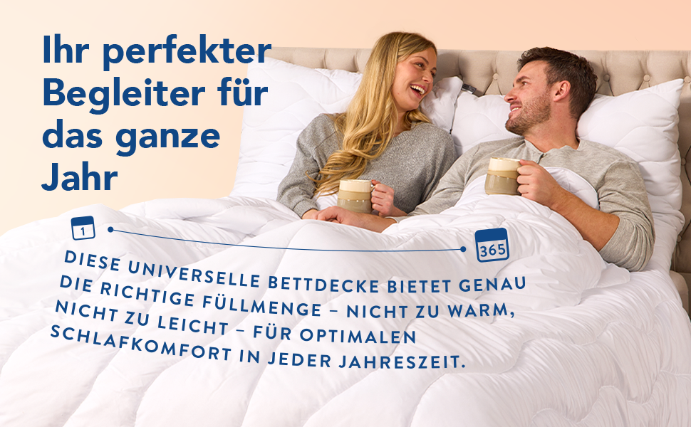 Ковдра John Cotton New Way 200x220: дихаюча, для алергіків, сертифікат Oeko-Test | Ковдра 200x220 см | Підходить для весни та осені