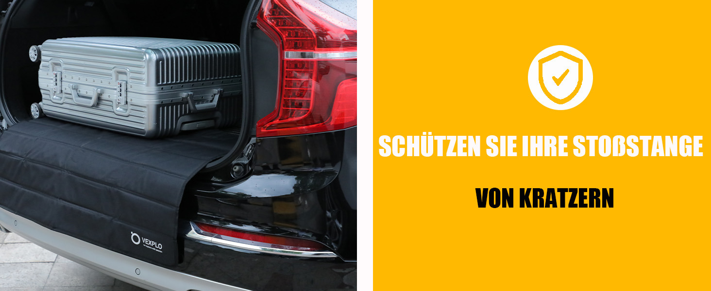 Захист для краю багажника автомобіля, розкладний, 96 x 63 см - захист від подряпин для собак та вантажів