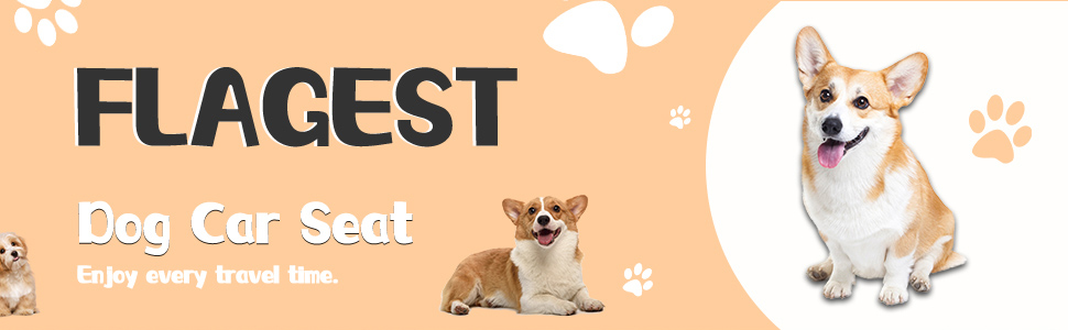 Автомобільний лежак для собак, чорний, 40x32x24 см, знімний, з тканини Оксфорд, дихаючий, для собак та котів