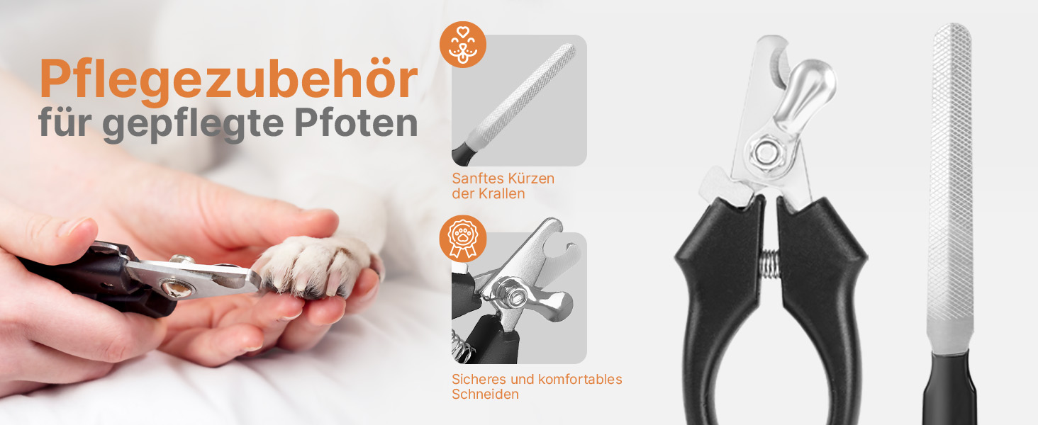 Машинка для стрижки собак RAGI - бездротова, тиха, акумуляторна для собак та котів, чорна