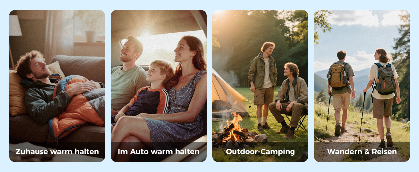 Спальний мішок зимовий Daunenschlafsack Winter: теплий та легкий, 680FP+, 0°C, для дорослих та дітей, підходить для походів, альпінізму та кемпінгу. Чорний колір