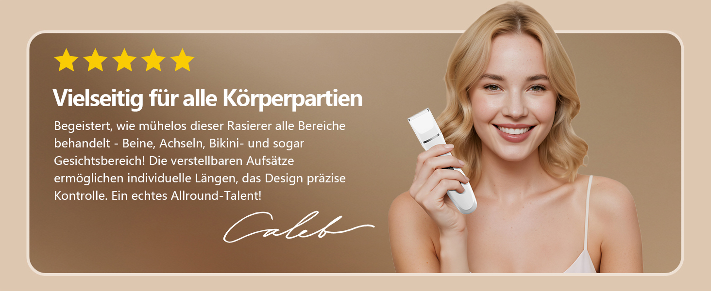 Електричний жіночий епілятор та тример 2-в-1 Intimrasierer, для догляду за тілом та зоною бікіні, вологостійкий, подарунок для жінок