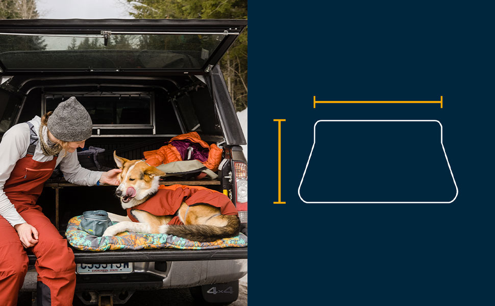 RUFFWEAR Great Basin: Складаний миска для собак, Medium, 1 л, Slate Blue