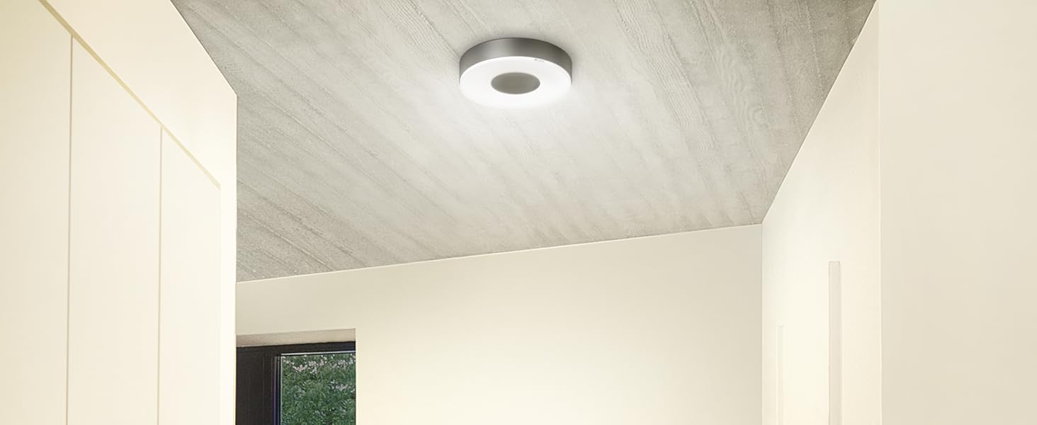 Смарт LED прожектор Steinel Spot DUO SC Connect для вулиці з датчиком руху, димований, керування через додаток, 7 Вт, 3000K, антрацит