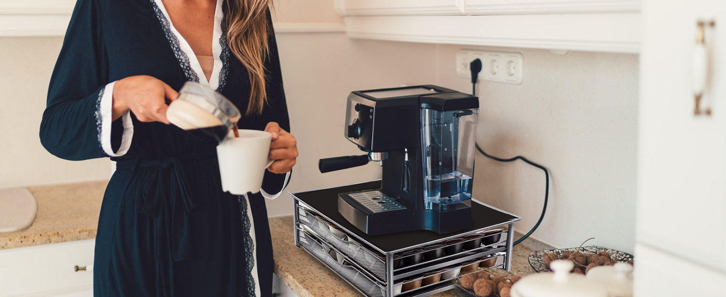 Тримач для капсул кави MASTERTOP для Dolce Gusto, 2 яруси, 72 капсули, органайзер для капсул Dolce Gusto