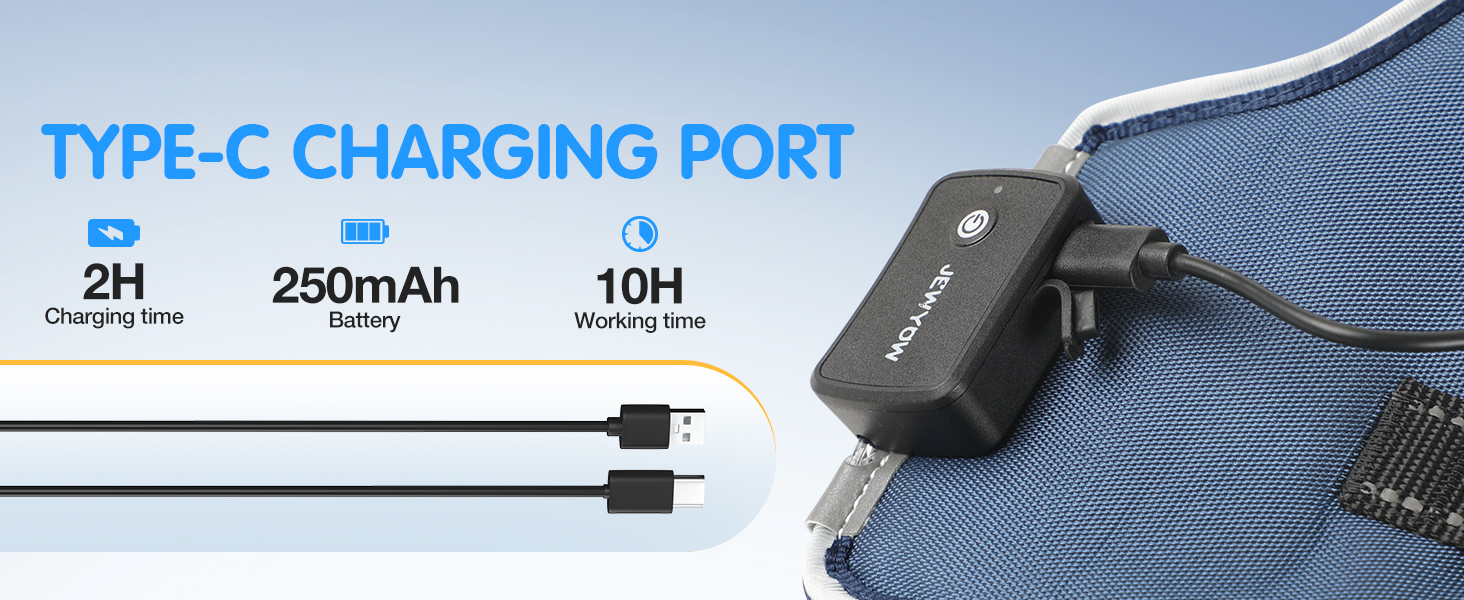 Світловідбиваючий нашийник для собак Jewyow з LED, перезаряджуваний, м'який, регульований, водонепроникний, зелений (XL)