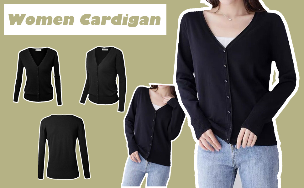Жіночий кардиган Gothden Basic, чорний, розмір XL - в'язаний жакет на ґудзиках для осені/весни