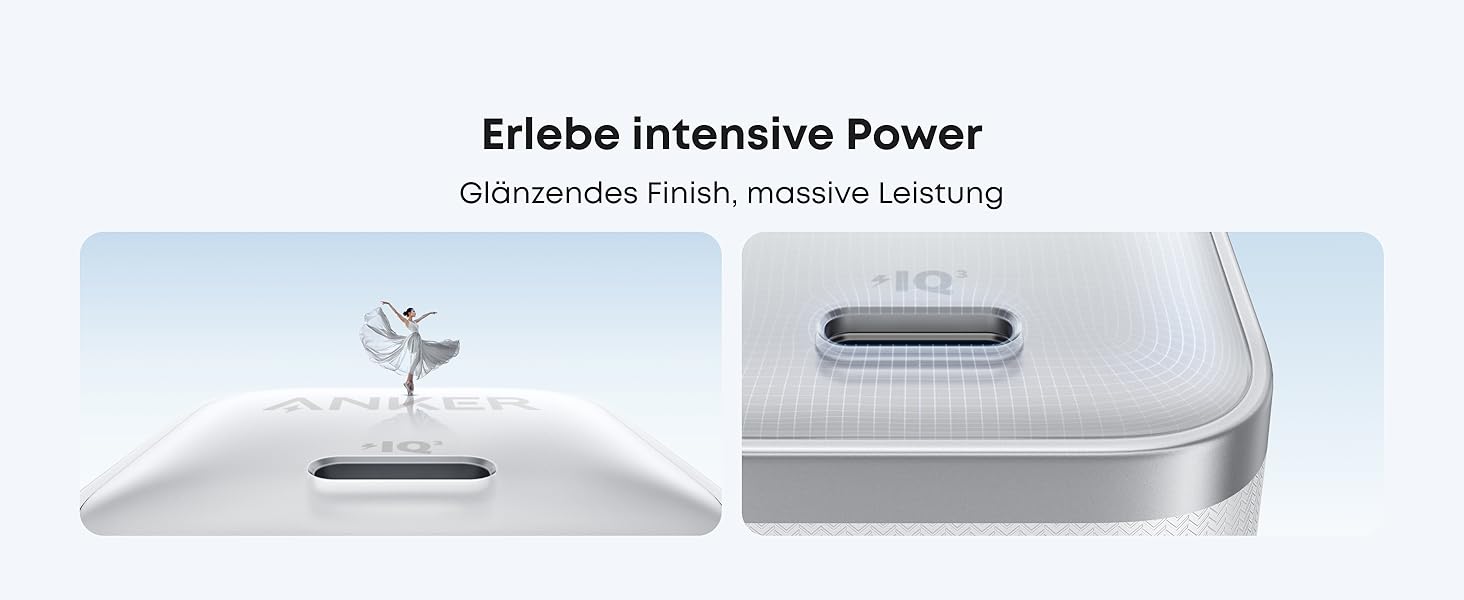 Anker Nano 45W USB-C Зарядний пристрій: Компактний мережевий адаптер для швидкої зарядки iPhone 17/Pro/Max, MacBook, Pixel, iPad, Samsung Galaxy (з кабелем 1.8м) - Білий