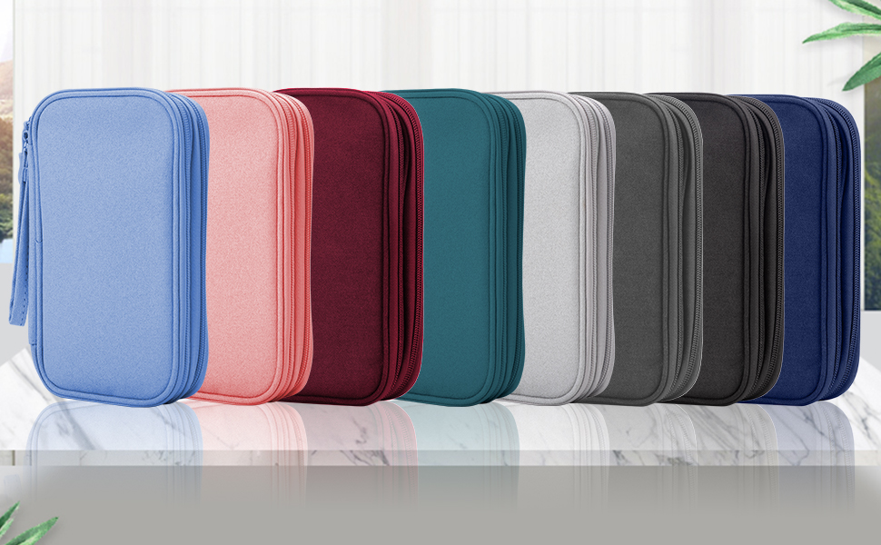 Організатор для аксесуарів Arae Eektronik: кабель-сумка для подорожей, USB, SD-карти (синій)