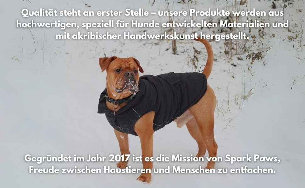 Зимова куртка для собак Spark Paws Warmshield™ – чорна, розмір M, теплий фліс, водовідштовхувальна, вітрозахисна, світловідбивна, парка для середніх і великих порід