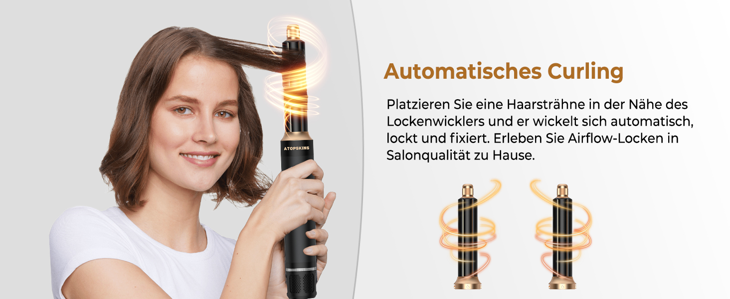 Мультистайлер Airstyler Pro 7-в-1: Фен, дифузор, локони, термощітка, випрямляч, чорний