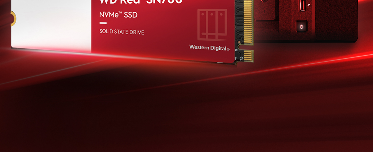 WD Red SN700 1TB NVMe SSD для NAS: Швидкий SSD M.2 з PCIe/NVMe інтерфейсом