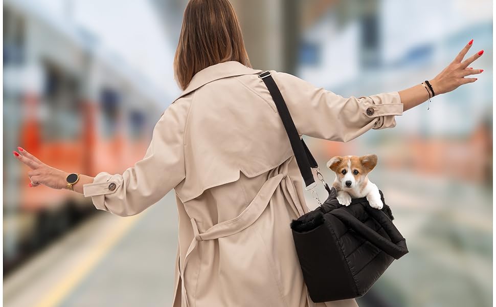 Транспортна сумка для собак та котів (M) - 40 x 20 x 30 см, оливковий колір