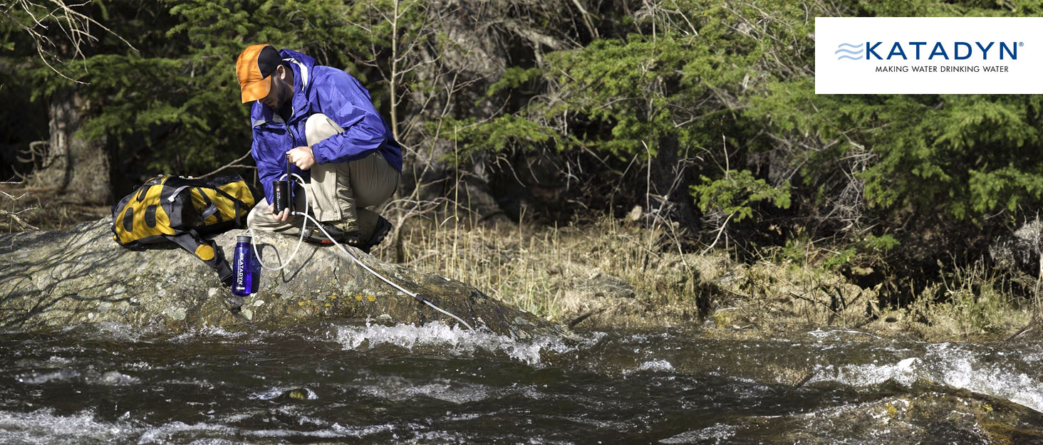 Фільтр для води Katadyn Hiker Pro прозорий, портативний, 1 л/хв